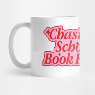 Chasing That Book Fair High Pink And Red Mug